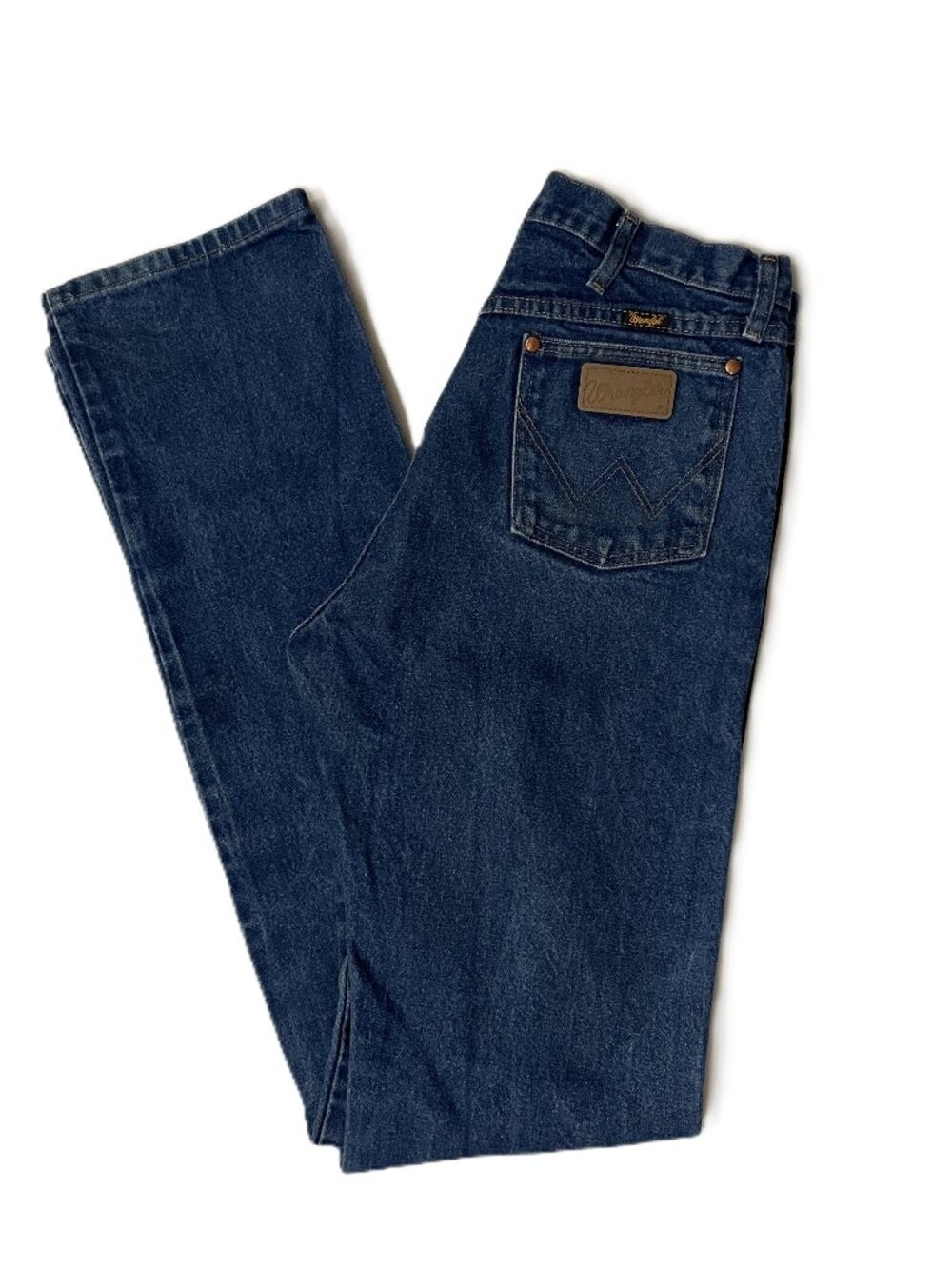 Wrangler 13MWZ Jeans Cowboy Cut 33x40 tag See Pics Blue Medium Wash 100% Cotton